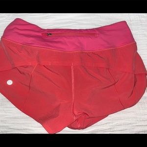 Lulu pink shorts size:4